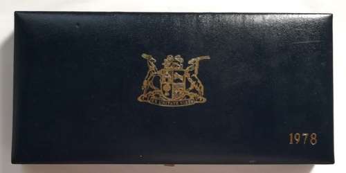 REPUBLIC 1978 PROOF SET S A M BLUE BOX