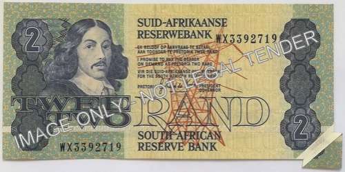 G P C DE KOCK 2 RAND **ERROR** **REPLACEMENT NOTE**  **RARE**