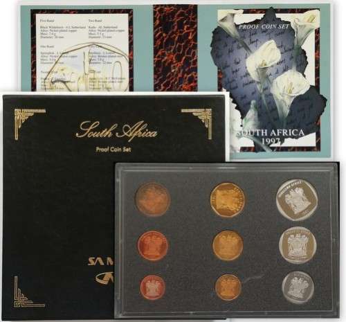 REPUBLIC 1997 S A M PROOF SET
