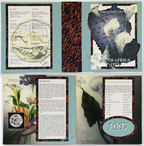 REPUBLIC 1997 S A M PROOF SET