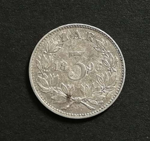ZAR 1897 3 PENCE