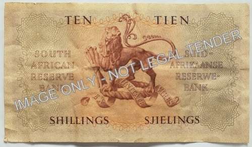 MH DE KOCK 1948 10 SHILLINGS NOTE