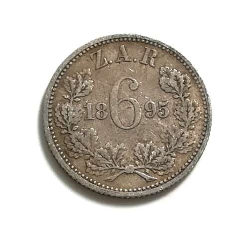 ZAR 1895 6 PENCE