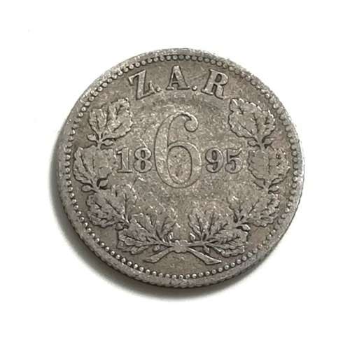 ZAR 1895 6 PENCE