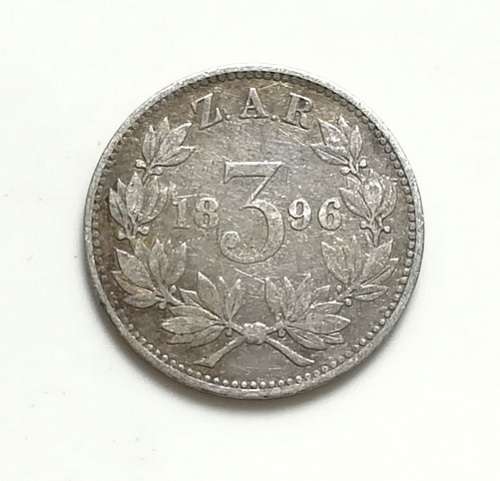ZAR 1896 3 PENCE