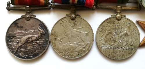 WW2 GROUP OF 5 MEDALS ISSUED TO H P GUNTER 51578