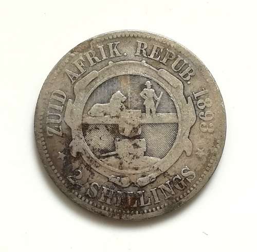 ZAR 1893 2 SHILLINGS **FILLER**