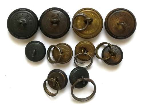 S A DEFENCE FORCE MILITARY BUTTONS - MIXED LOT OF 10