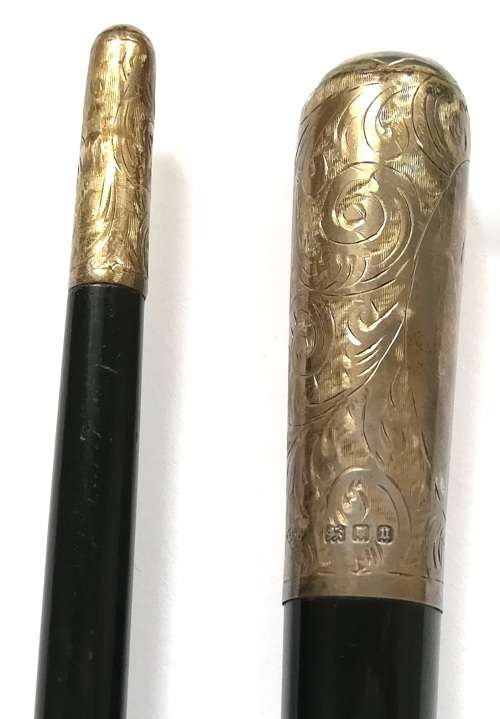 VINTAGE STERLING SILVER LONDON 1915 CONDUCTOR BATON STICK ORIGINAL BOX