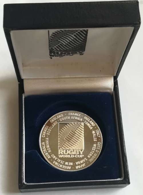1995 SILVER 2 RAND - RUGBY