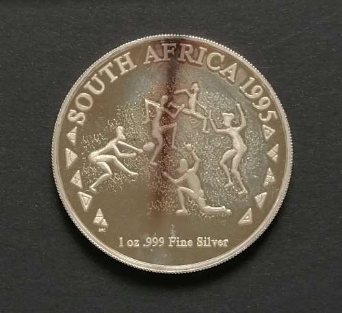 1995 SILVER 2 RAND - RUGBY