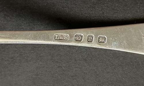 BIRMINGHAM 1898 STERLING SILVER PIERCED SUGAR SPOON **EXCELLENT** 12 GRAMS 110MM