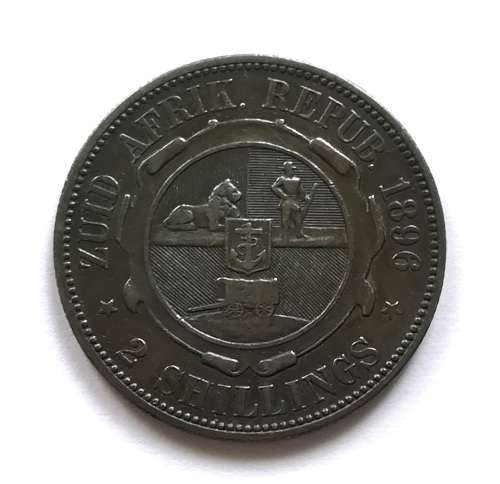 ZAR 1896 2 SHILLINGS
