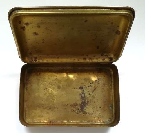 WW1 1914 CHRISTMAS BRASS GIFT BOX TIN PRINCESS MARY