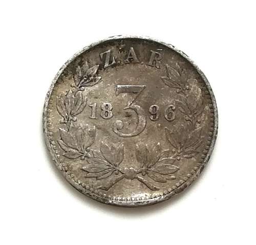 ZAR 1896 3 PENCE