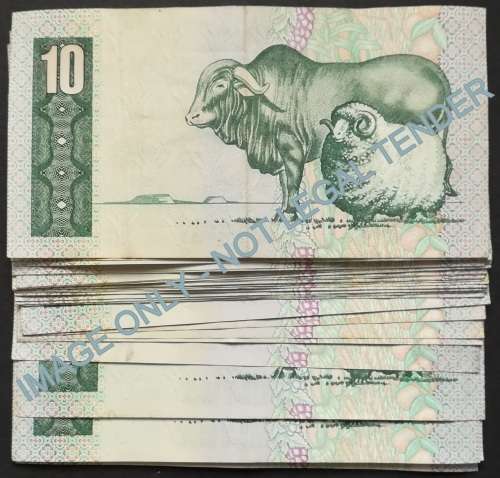 T W DE JONGH 10 RAND 4TH ISSUE (39 NOTES) **BID PER NOTE**