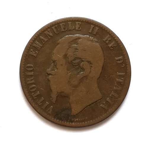 ITALY 1863 10 CENTESIMI