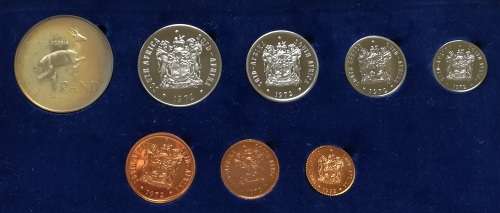 REPUBLIC 1972 PROOF SET S A M