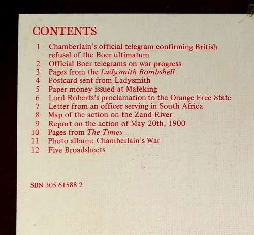 THE ANGLO BOER WAR - COLLECTION OF CONTEMPORARY DOCUMENTS - JACKDAW SERIES NO. 68