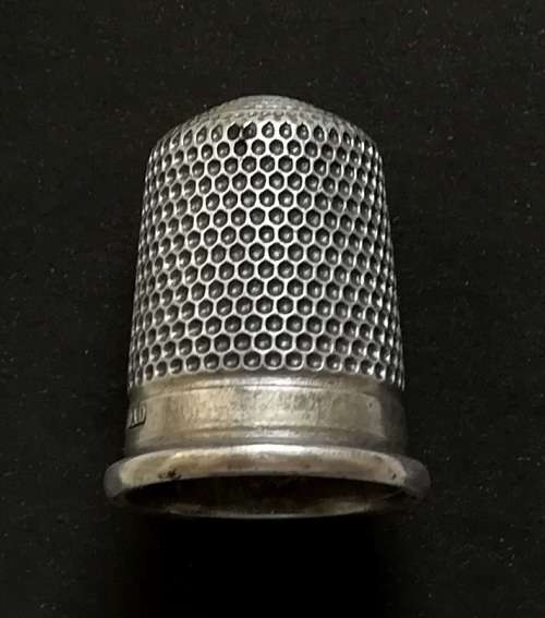 STERLING SILVER CHESTER 1891 THIMBLE SIZE 14