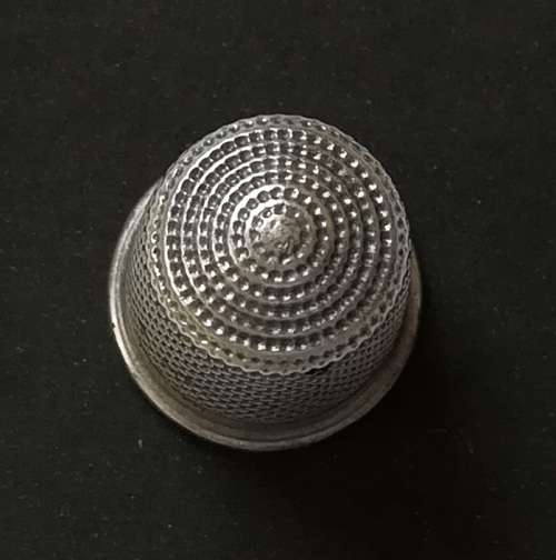STERLING SILVER CHESTER 1891 THIMBLE SIZE 14