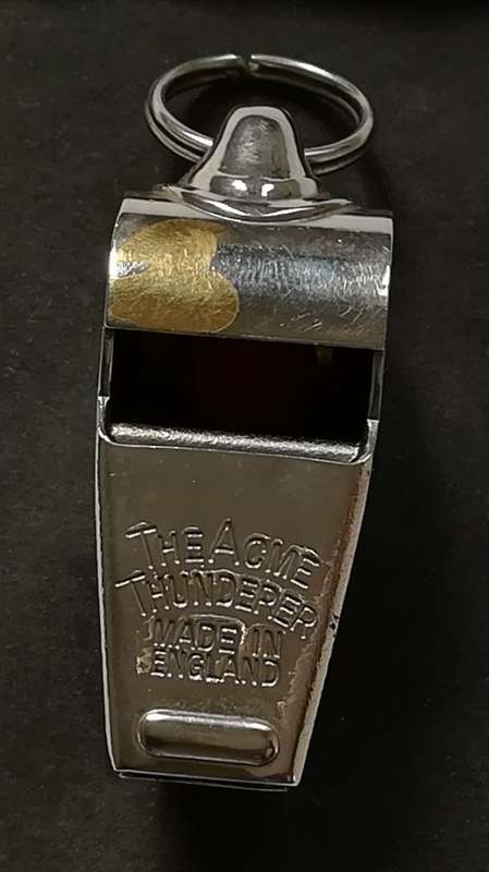VINTAGE THE ACME THUNDERER WHISTLE-MADE IN ENGLAND