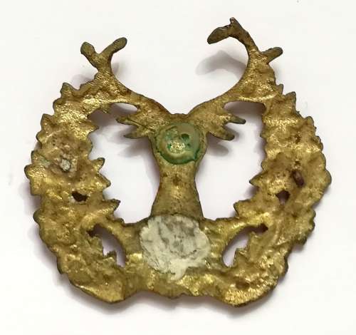 BRITISH ARMY BYDAND GORDON HIGHLANDERS BADGE (1 PIN MISSING) 50X60MM