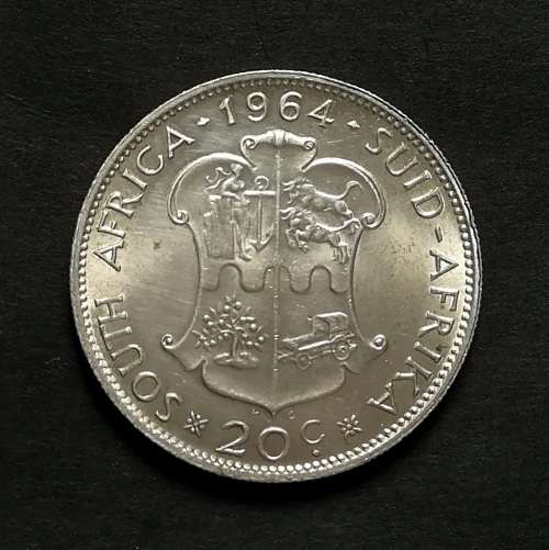 REPUBLIC 1964 SILVER 20 CENTS