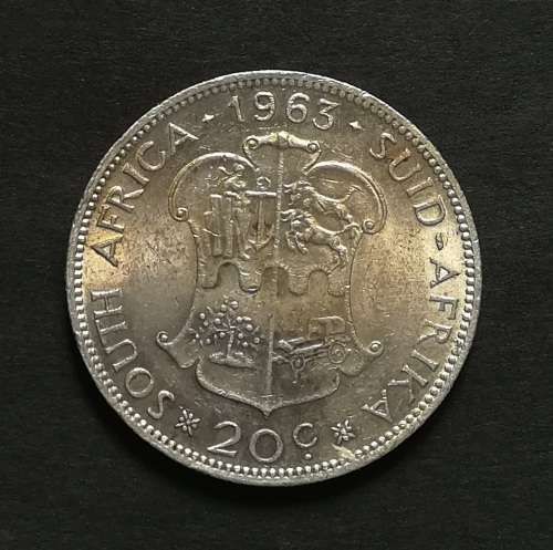 REPUBLIC 1963 SILVER 20 CENTS
