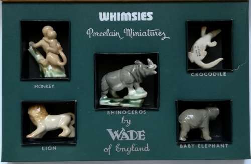 WADE WHIMSIES SET 4 1955 COMPLETE WITH BOX