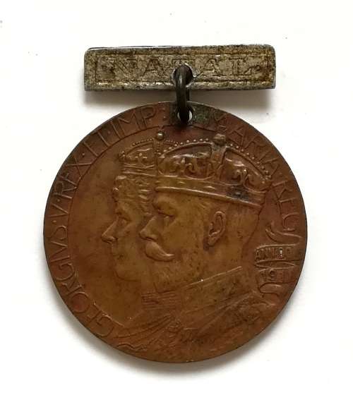 NATAL 1911 GEORGE V CORONATION MEDAL 30MM