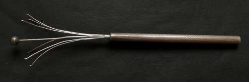 STERLING SILVER TELESCOPIC SWIZZLE STICK 85MM OPEN 140MM