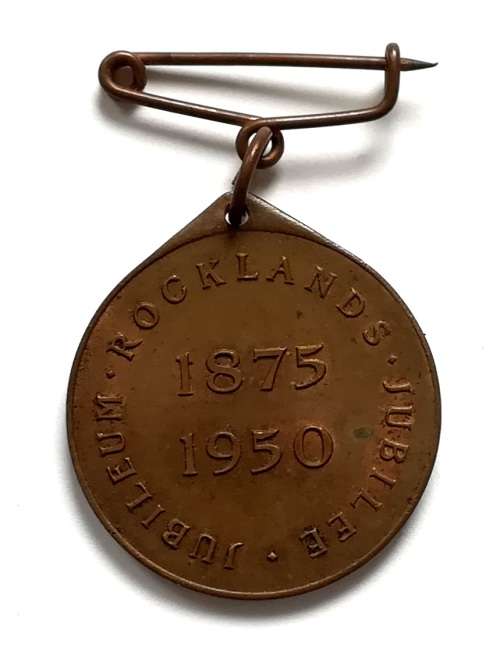 1875-1950 ROCKLANDS JUBILEE MEDALLION 32MM