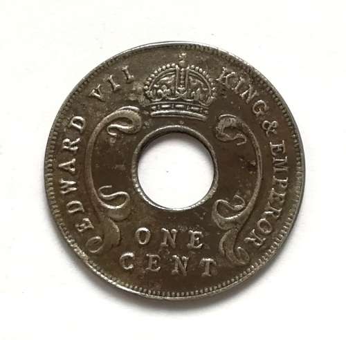 EAST AFRICA + UGANDA 1909 1 CENT