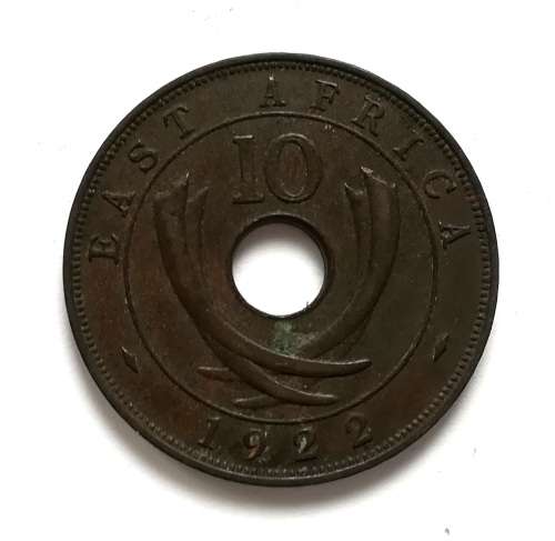 BRITISH EAST AFRICA 1922 10 CENTS