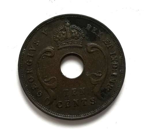 BRITISH EAST AFRICA 1922 10 CENTS