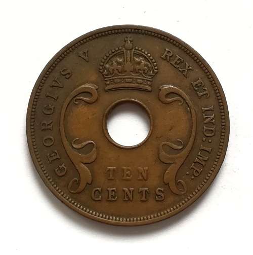 BRITISH EAST AFRICA 1928 10 CENTS