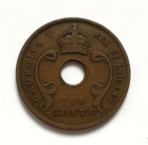 BRITISH EAST AFRICA 1928 10 CENTS