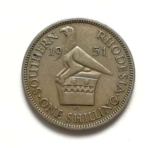 SOUTHERN RHODESIA 1951 SHILLING