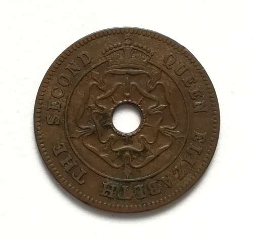 SOUTHERN RHODESIA 1954 HALF PENNY