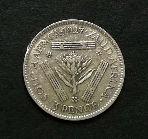 UNION 1927 3 PENCE