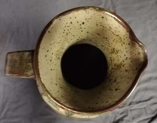 RORKES DRIFT POTTERY - EURIEL MBATHA 1986 JUG 190MM **EXCELLENT**