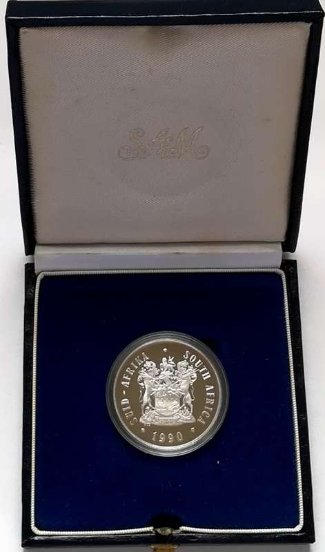 REPUBLIC 1990 SILVER 1 RAND  PROOF