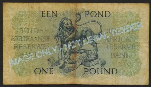 M H DE KOCK 1950 ONE POUND NOTE