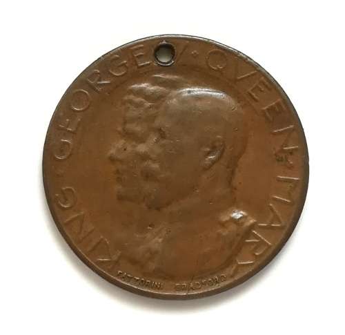 CORONATION OF THE CITY OF PRETORIA 1911 MEDALLION **MAYOR SIR J C VAN BOESCHOTEN ** 32MM