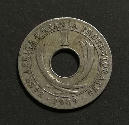 EAST AFRICA AND UGANDA PROTECTORATES 1909 CENT