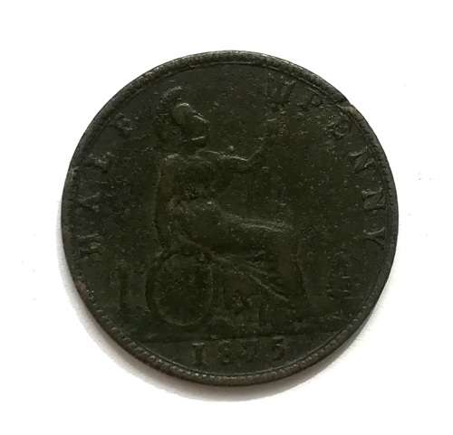 GREAT BRITAIN 1895 HALF PENNY