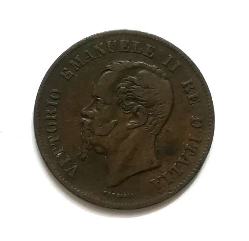 ITALY 1862 5 CENTISIME