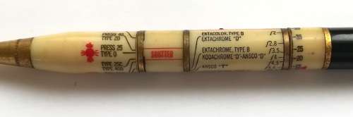 VINTAGE USA 1950`S SYLVANIA MECHANICAL PENCIL KODAK FILM SHUTTER FLASH COMPUTER