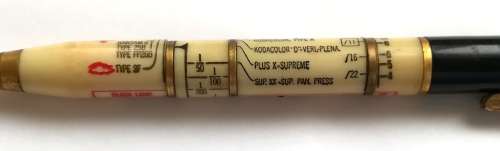 VINTAGE USA 1950`S SYLVANIA MECHANICAL PENCIL KODAK FILM SHUTTER FLASH COMPUTER